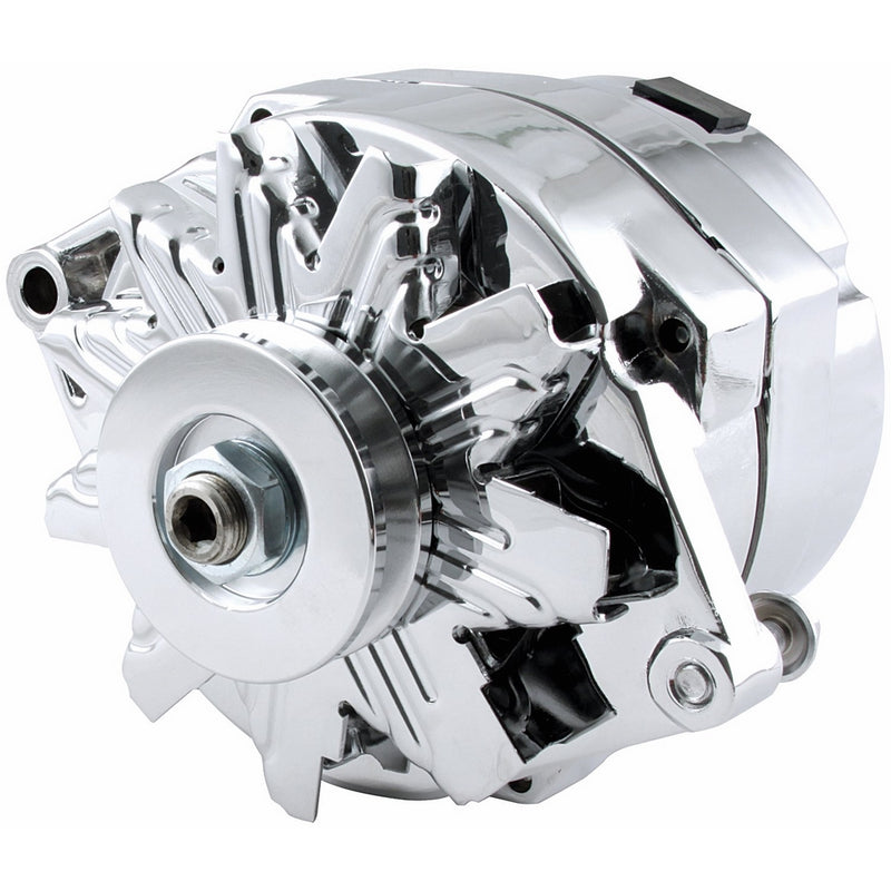 Allstar Performance ALL80505 GM Single Wire Chrome Alternator