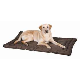 Slumber Pet Water-Resistant Beds - Comfortable and Durable Nylon Beds for Dogs and Cats - Medium, Chocolate