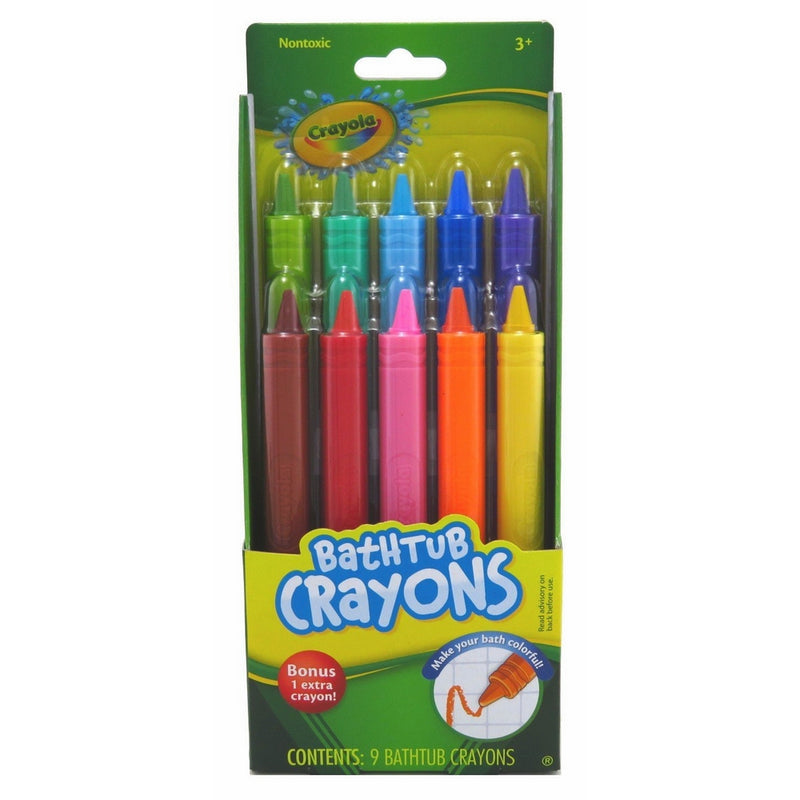 Crayola Bathtub Crayons, Assorted Colors 9 ea