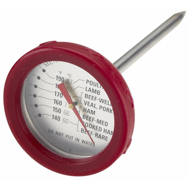 GrillPro 11391 Stainless Steel Thermometer with Bezel