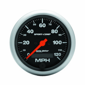 Auto Meter 3987 Sport-Comp Electric Programmable Speedometer
