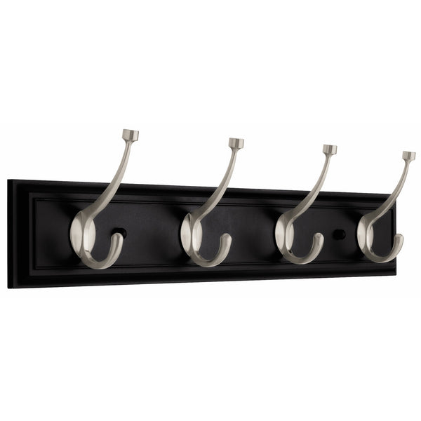 Liberty 129852 Four Hook 27-inch Wide Hat and Coat Rail/Rack