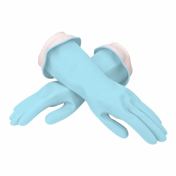 Casabella Waterblock Premium Gloves Aqua Blue, Medium