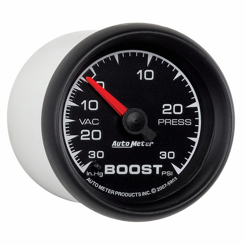 Auto Meter 5903 ES 2-1/16" 30 in. Hg/30 PSI Mechanical Vacuum/Boost Gauge