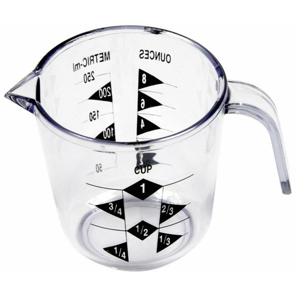 Chef Craft 1-Cup Measuring Cup, Clear