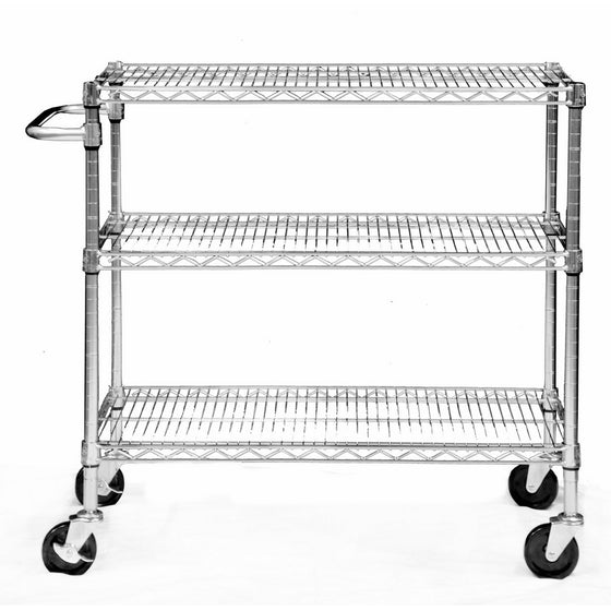 Trinity EcoStorage 3-Tier NSF Chrome Cart