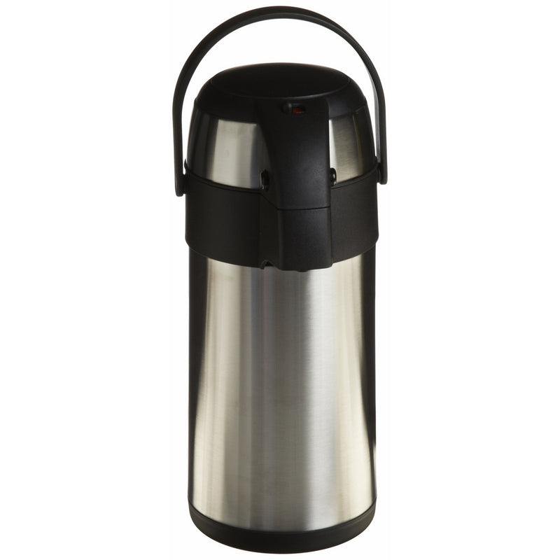 Genuine Joe GJO11961 Stainless Steel High Capacity Vacuum Airpot with Removable Lid, 3L Capacity