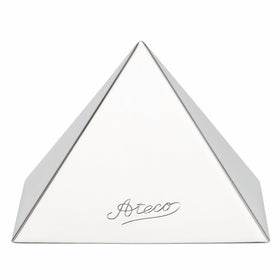 Ateco 4936 Stainless Steel Medium Pyramid Mold, 3.5 by 2.5-Inches High