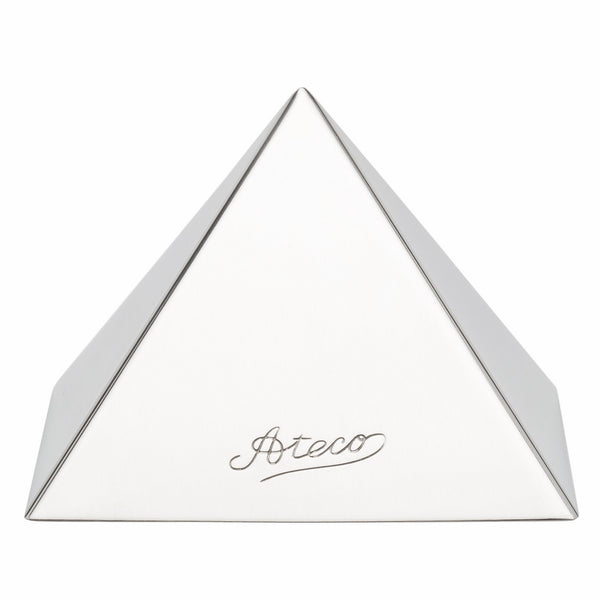 Ateco 4936 Stainless Steel Medium Pyramid Mold, 3.5 by 2.5-Inches High