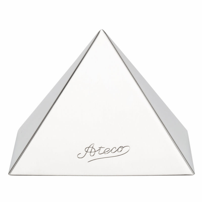 Ateco 4936 Stainless Steel Medium Pyramid Mold, 3.5 by 2.5-Inches High