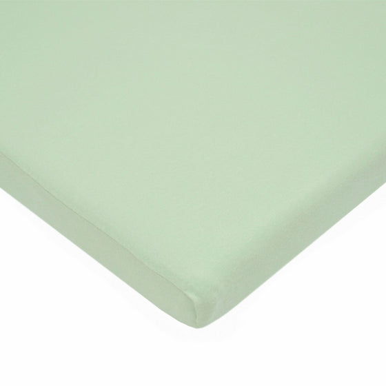 American Baby Company 100% Cotton Supreme Jersey Knit Fitted Bassinet Sheet, Celery