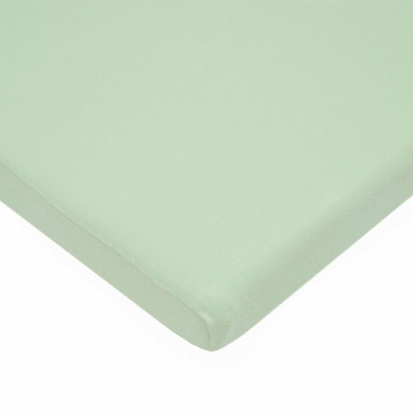 American Baby Company 100% Cotton Supreme Jersey Knit Fitted Bassinet Sheet, Celery