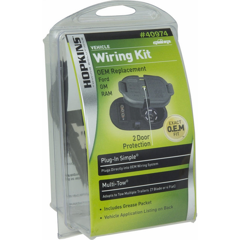 Hopkins 40974 Multi-Tow 7 Blade and 4 Flat Connector