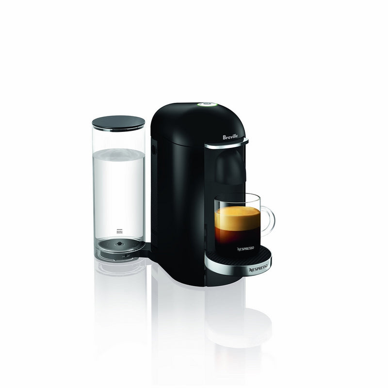 Nespresso VertuoPlus Deluxe Coffee and Espresso Maker by Breville, Black