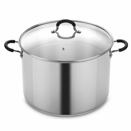 Cook N Home 20 Quart Stainless Steel Stockpot and Canning Pot with Lid