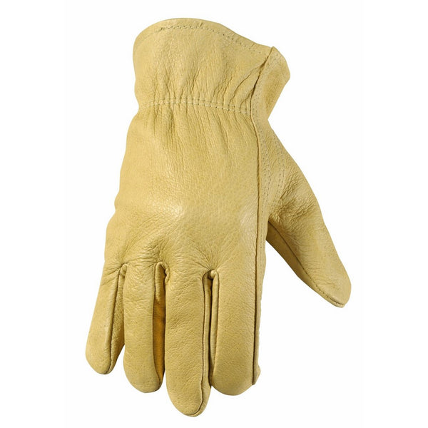 Wells Lamont Leather Work Gloves, Grain, Large (1133L)
