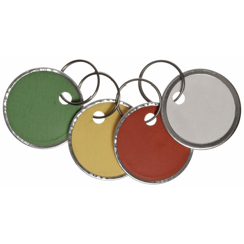 Avery Assorted Split Ring Metal Rim Key Tag , 1-1/4 Inches, Pack of 50 (11-026)