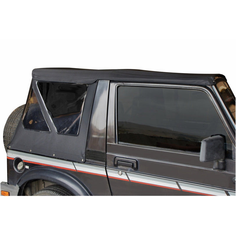 Rampage Products 98535 Soft Top, Replacement Plus, 1986-1994 Suzuki Samurai, Black Diamond with Zippered Tinted Windows