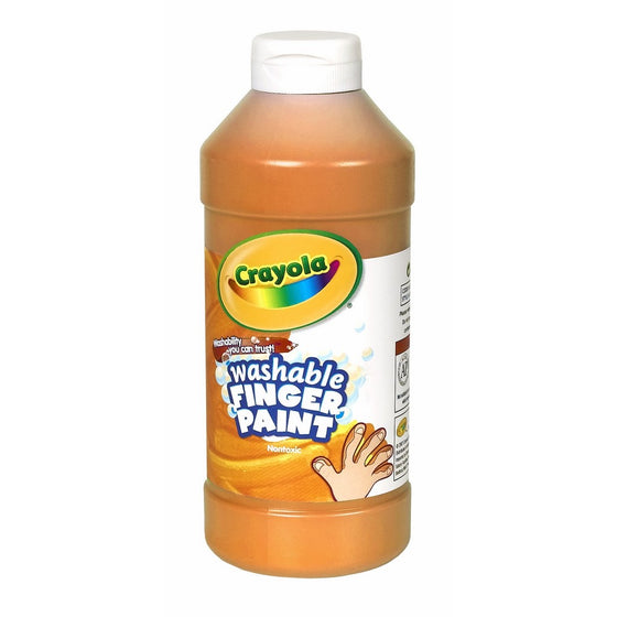 Crayola Binney & Smith (R) Washable Finger Paint, 16 Oz., Orange