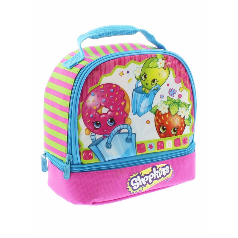 Shopkins Dual Compartment Insulated Lunch Bag