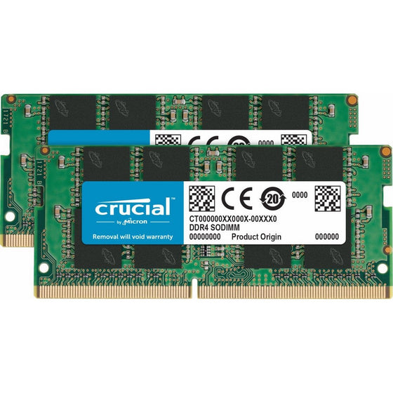 Crucial 32GB Kit (16GBx2) DDR4 2133 MT/s (PC4-17000) DR x8 SODIMM 260-Pin Memory - CT2K16G4SFD8213