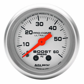 Auto Meter 4305 Ultra-Lite Mechanical Boost Gauge