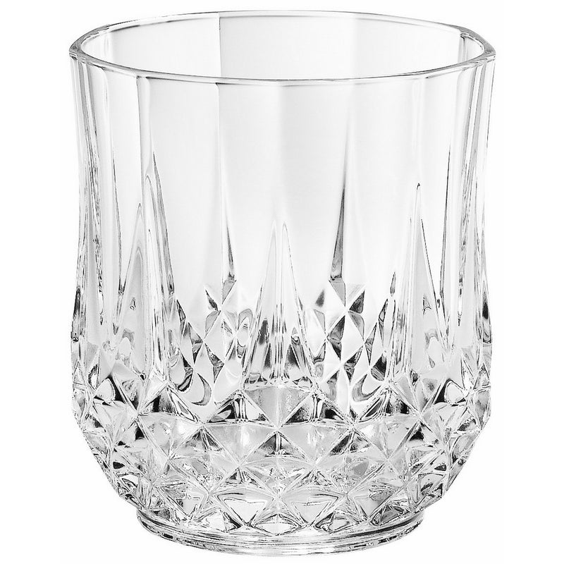 Cristal D'Arques Longchamp Diamax Double Old Fashion, Set of 4