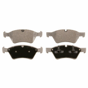 Wagner ThermoQuiet MX1123 Semi-Metallic Disc Pad Set With Installation Hardware, Front