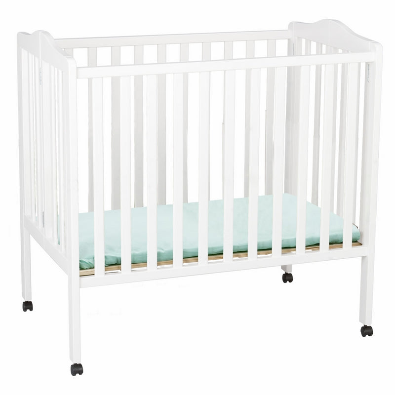 Delta Children Portable Mini Crib, White