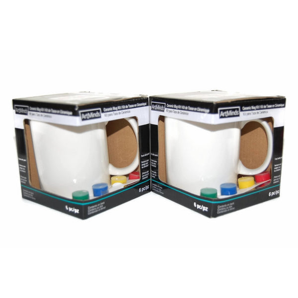 ArtMinds Ceramic Mug Painting Kit (2 pack)