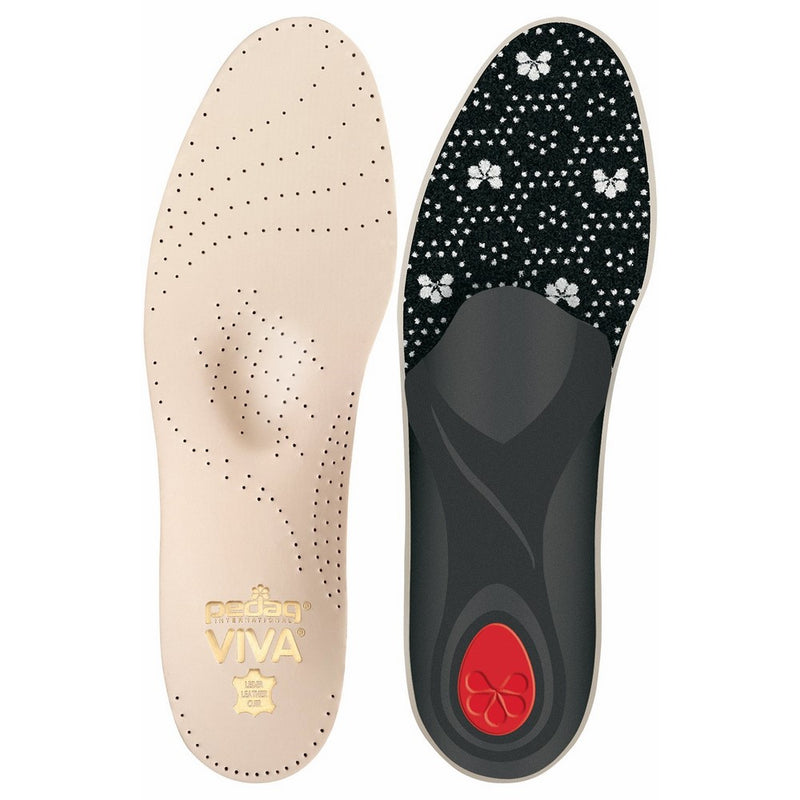 Pedag Viva Orthotic with Semi-Rigid Arch Support, Met and Heel Pad, Leather, US M12/EU45