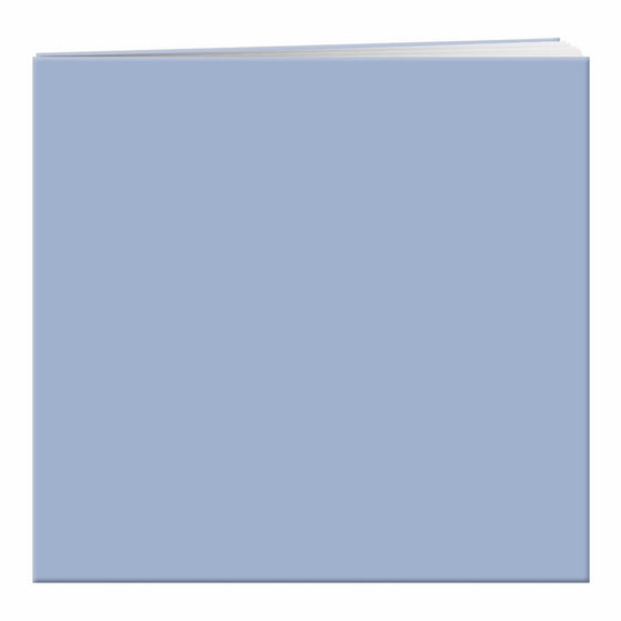 Pioneer Pastel Leatherette Post Bound Album 12"X12"-Baby Blue