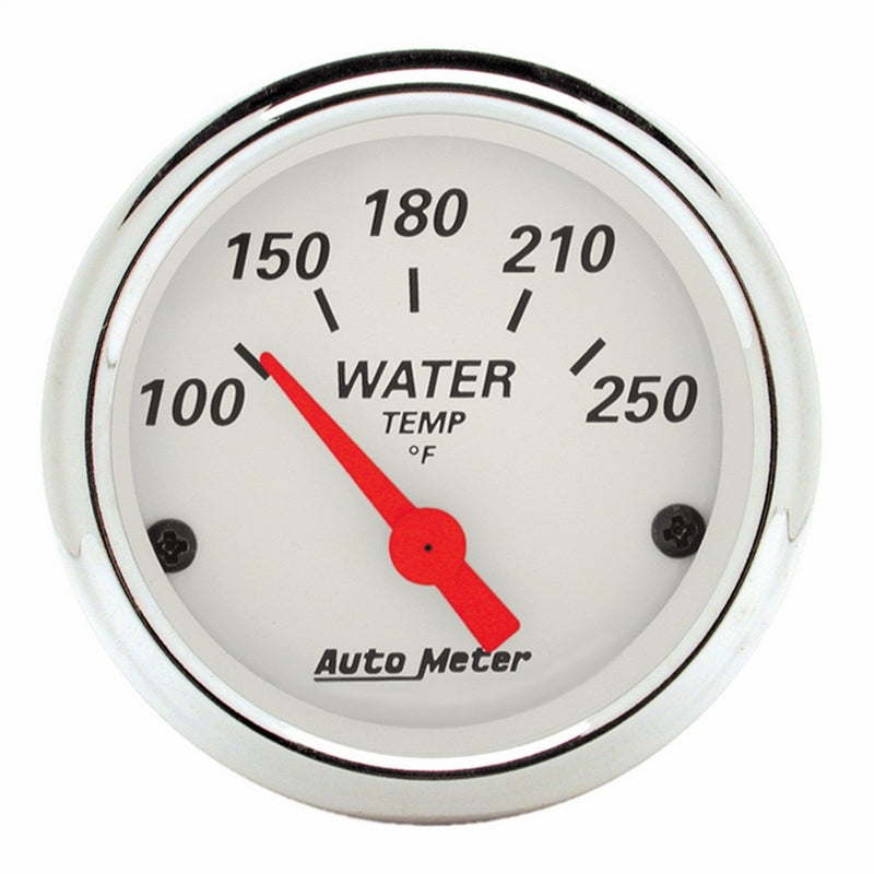 Auto Meter 1337 Arctic White Water Temperature Gauge
