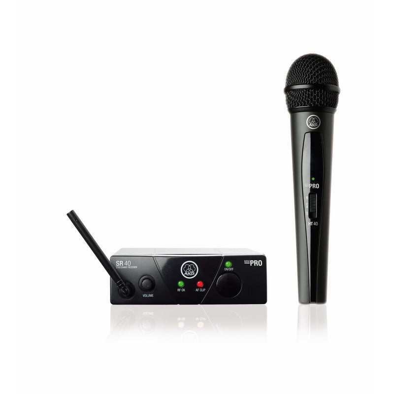 AKG WMS40 Wireless Mini Single Vocal Microphone Set, Band 45a