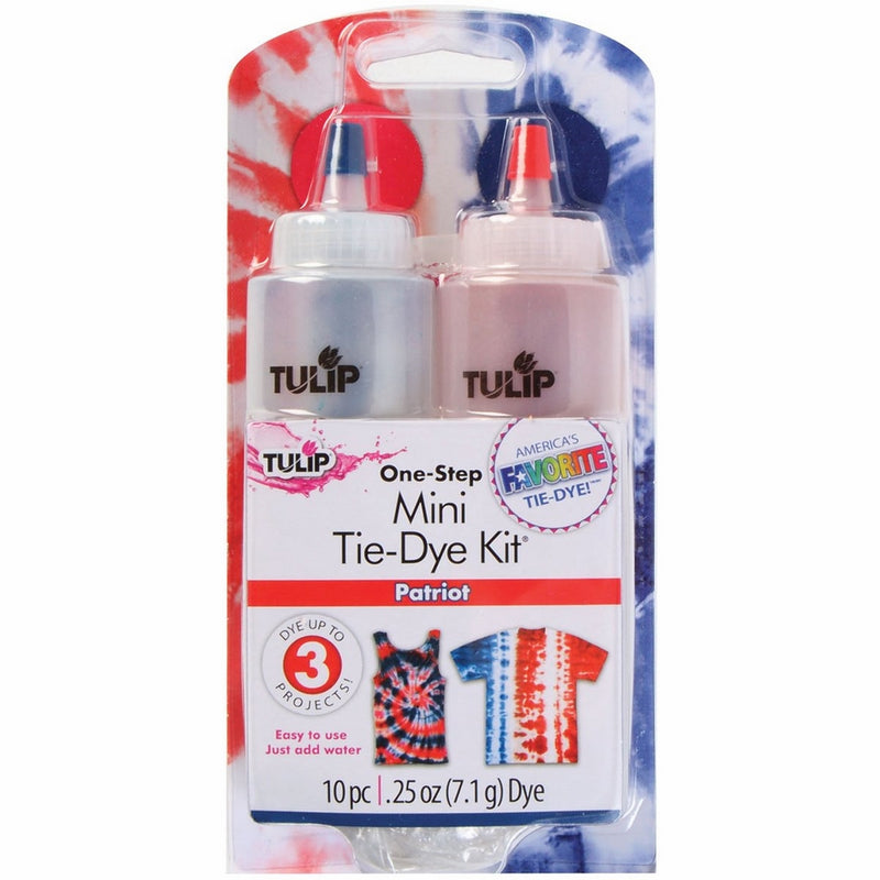 Tulip One-Step Tie Dye Kit, Mini, Patriot, 2-Pack