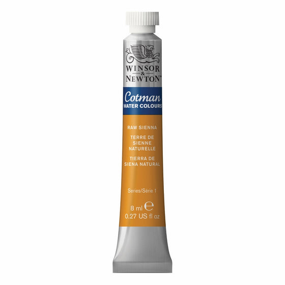 Winsor & Newton Cotman Watercolor Paint 8ml/Tube-Raw Sienna