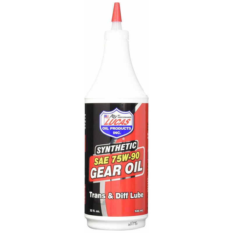 Lucas Oil 10047 SAE 75W-90 Synthetic Transmission and Differential Lube - 1 Quart