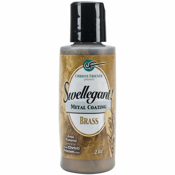 Great Create 502 Swellegant Metal Coating, 2 oz, Brass