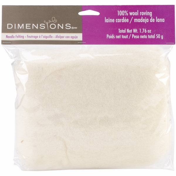 Dimensions Roving Roll, Bulk White