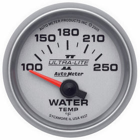 Auto Meter 4937 Ultra-Lite II Electric Water Temperature Gauge
