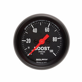 Auto Meter 2618 Z-Series Mechanical Boost Gauge