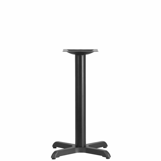 Flash Furniture 22'' x 22'' Restaurant Table X-Base with 3'' Dia. Table Height Column