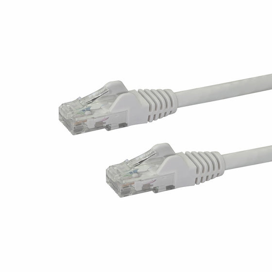 StarTech.com Cat6 Patch Cable with Snagless RJ45 Connectors - 15 ft, White