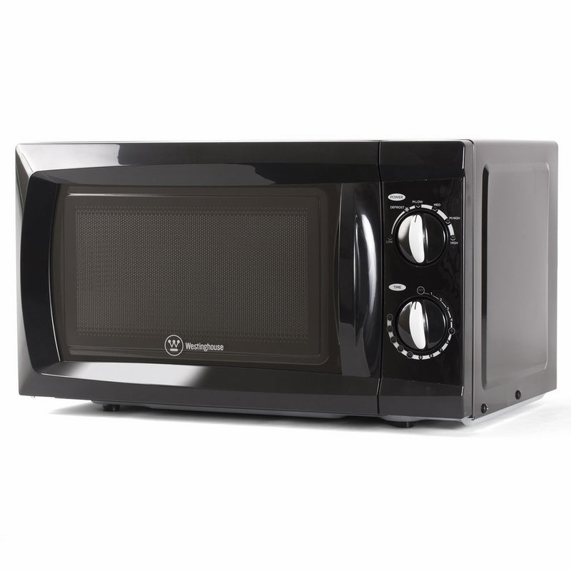 Counter Top Rotary Microwave Oven 0.6 Cubic Feet, 600 Watt, Black, WCM660B by Westinghouse