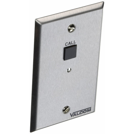 Valcom V-2971 Call In Switch with Volume Control, Stainless Steel