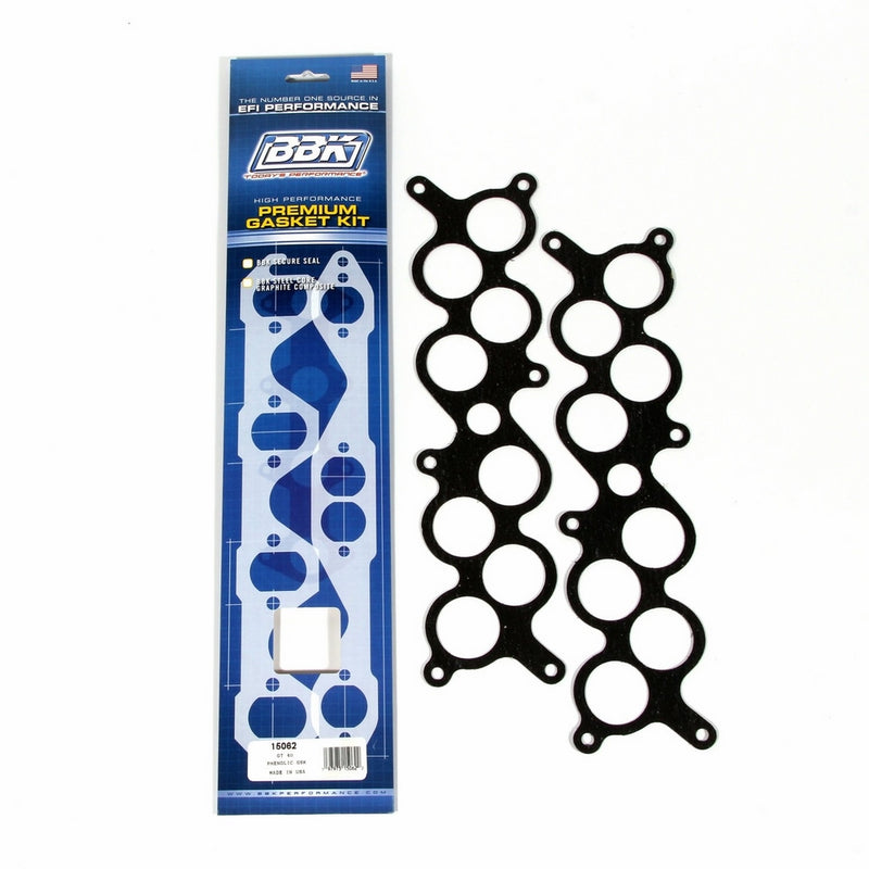 BBK 15062 EFI Intake Manifold Gasket Set - Upper - Lower Kit for Ford 302, 351 GT40 or Cobra Intakes (Pack of 2)