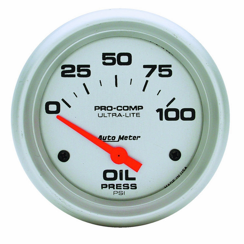 Auto Meter 4427 Ultra-Lite Electric Oil Pressure Gauge