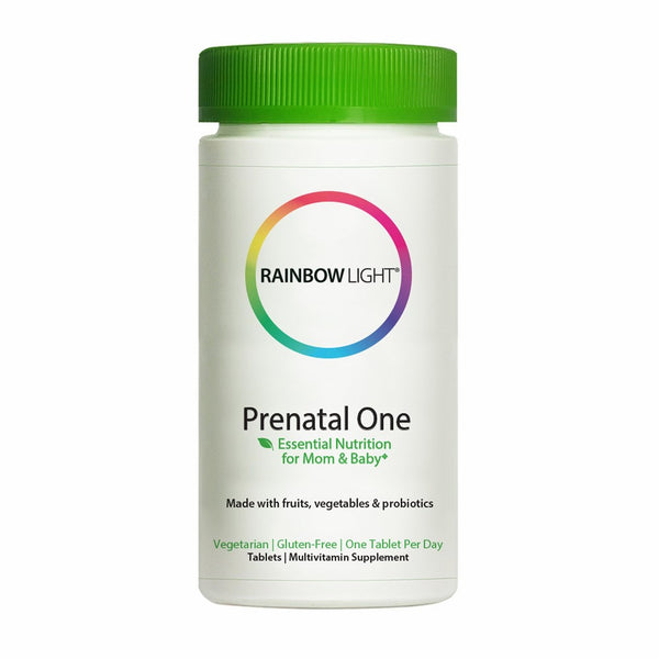 Rainbow Light - Prenatal One Multivitamin, 90 Count, Folic Acid, Probiotic, Iron