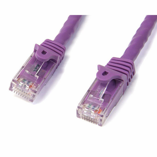 StarTech.com Cat6 Ethernet Cable - 100 ft - Purple - Patch Cable - Snagless Cat5 Cable - Long Network Cable - Ethernet Cord - Cat 6 Cable - 100ft