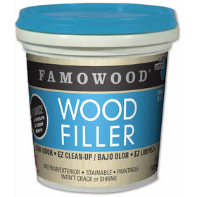 FamoWood 40022126 Latex Wood Filler - Pint, Natural